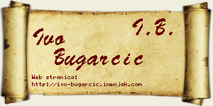 Ivo Bugarčić vizit kartica